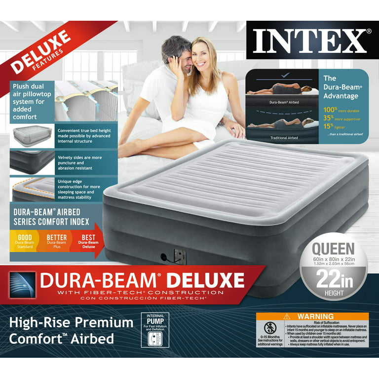 Colchón hinchable INTEX Dura-Beam Deluxe Comfort-Plush