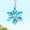 C, variant on Hanging Crystal Decoration Classical Crystal Glass Snowflake Hanging Ornaments Suncatcher Party Ornaments(B)