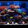 thumbnail image 2 of Adorno de planta de Coral para acuario, decoración de estatua de Coral que brilla en la oscuridad, 4 Uds., 2 of 6