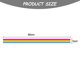 thumbnail image 2 of Cinta de arco iris Cinta del orgullo gay del arco iris para manualidades Envoltura de regalos Orgullo Decoración de fiesta de cumpleaños Lazos para el cabello del arco iris DIY - 90 x 5 cm, 2 of 5