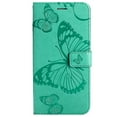 thumbnail image 4 of Nalacover For Samsung Galaxy S23 Ultra Case,Luxury Embossed Butterfly PU Leather Flip Kickstand Magnetic Card Wallet Shockproof Protective Cover with Wrist Strap.For Samsung Galaxy S23 Ultra,Green, 4 of 11