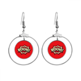 thumbnail image 1 of Los pendientes cuelgan del aro de la joyería del círculo de la gota Unbranded M, 1 of 3