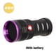 thumbnail image 4 of Injueey Linterna Lámpara detectora Luz púrpura Antorcha recargable Portátil Protección contra la nieve al aire libre Distinguir Rayo Iluminación y accesorios tipo 4 Injueey HA074233-04, 4 of 6