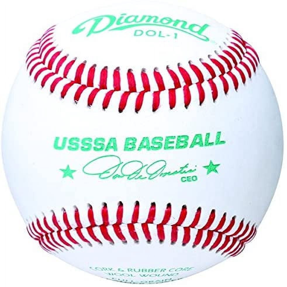 Diamond 6-Gallon Ball Bucket with 60 USSSA DOL-1 Baseballs