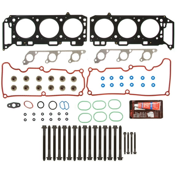 Evergreen HSHB8-20702 Head Gasket Set Head Bolts Fit 00-03 Ford Explorer Ranger Mazda Mercury 4.0 VIN E K