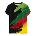 thumbnail image 4 of T-Shirt à Manches Courtes Imprimé pour Homme à Col Rond, Respirant, Haut Décontracté d'Été, Polyester Spandex, 4 of 4