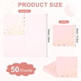 thumbnail image 3 of Uxcell 50Pack Five Star Cocktail Paper Napkins for Parties and Events[Pink], 3 of 6