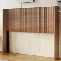 "Mopio Brooklyn Oak Headboard, Queen Size, 62.4"" Wide, Modern