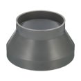 thumbnail image 1 of Unique Bargains 6' to 4' Duct Reducer Connector Ventilation Tube Increaser Adapter Grey, 1 of 5