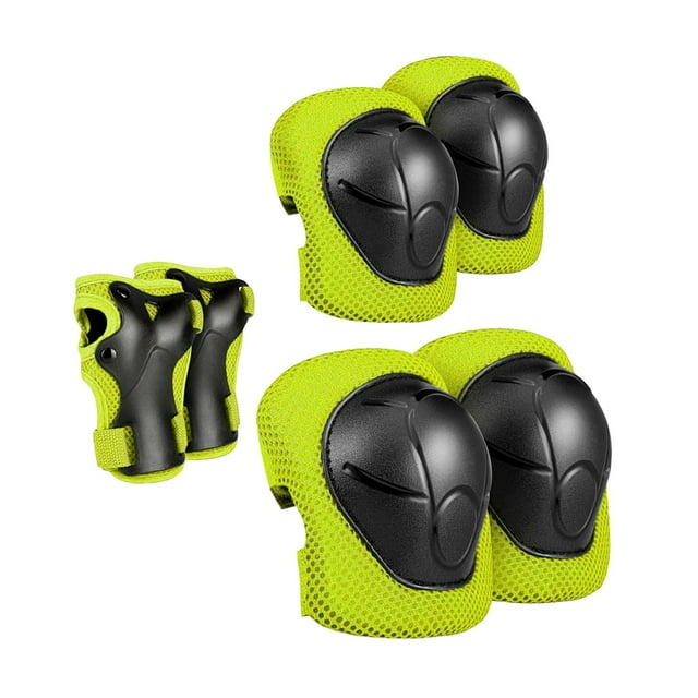 Kids Guard Pads Comfortable Lightweight Adjustable Breathable Safe Hand Wrist Green Sunnimix Almohadillas protectoras para niños