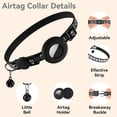 thumbnail image 2 of 2 Pack Airtag Cat Collar Breakaway with Bell, Reflective Kitten Collar with Air Tag Cat Collar Holder Case for Girl Boy Cats, Pet Supplies Accessories, 2 of 7