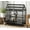 Black#8, variant on Pet Playpen Heavy Duty Dog Crate with 4 Lockable Wheels, Double Doors, and Removable Tray, Black,Guinea Pig Cage
