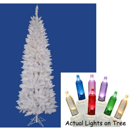 7 5 pre lit white sparkle spruce pencil artificial 7 5 pre lit white sparkle spruce pencil artificial