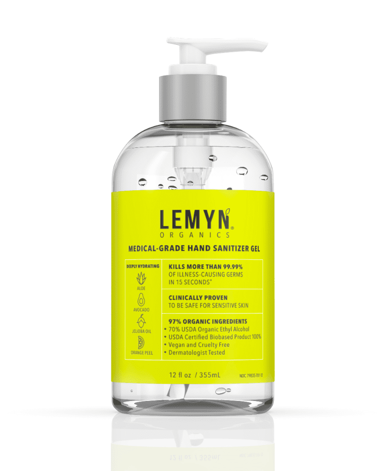 12oz LEMYN ORGANICS HAND SANITIZER