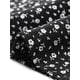 thumbnail image 5 of Blusas de verano de chiffon de manga corta con botones y estampado floral para mujeres de tallas grandes Agnes Orinda 2X en negro y blanco, 5 of 6
