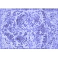 thumbnail image 1 of Ahgly Company Machine Washable Indoor Rectangle Persian Blue Bohemian Area Rugs, 7' x 9', 1 of 4