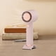 thumbnail image 4 of Turbo Fan de Mano Recargable USB | Mini dispositivo de flujo de aire portátil silencioso | 3 velocidades | Cuerpo compacto de ABS | Batería de 500 mAh | Oficina en casa Uso al aire libre |, 4 of 7