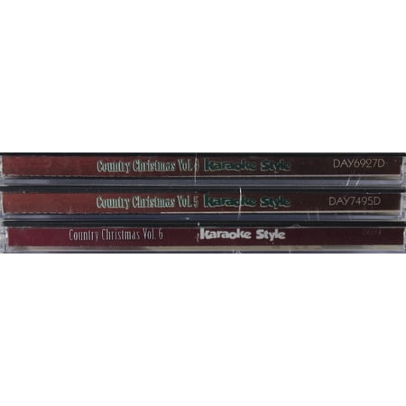 Country Christmas Volume - Country Christmas Karaoke Volumes 4, 5 & 6 CD Set