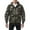 Green Camo, variant on Pro Club Men's Heavyweight Full Zip Fleece Hoodie, Black, Small