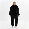 thumbnail image 4 of Spider Hero Fleece Cosplay Onesie Jumpsuit, Full Zip Hooded Web Print Pajamas Sleepwear for Adults Cosplay Party, 4 of 4