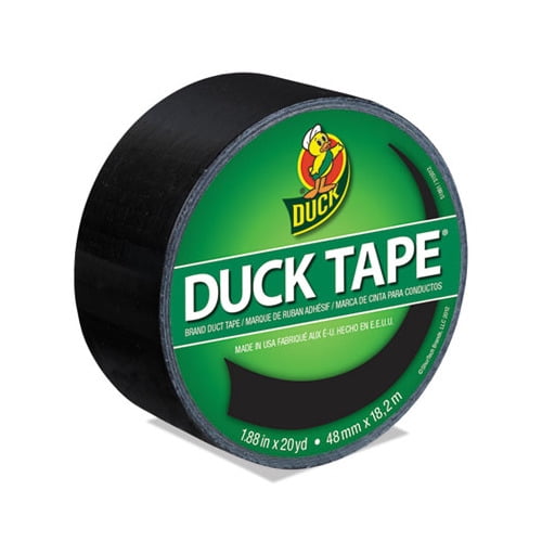 Colored Duct Tape 3" Core, 1.88" x 20 yds, Black
