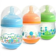 Gumdrop Gentle Vent Bottle 3pk 4oz Boy