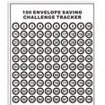 thumbnail image 2 of Libro de desafíos para ahorrar dinero, 100 sobres, para hacer presupuestos (morado sin candado), 2 of 6