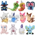 thumbnail image 2 of Muñecos de peluche Kawaii Pokemon Fit Mew Lucario Caterpie Butterfree, lindos muñecos de peluche de Anime Furret Shinx Litwick Bidoof Cubone, 2 of 5