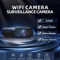 thumbnail image 6 of Wireless Home Security Camera, 1080P Wifi Camera for Pet & Nanny Monitoring with Night Vision, Motion Detection Alerts, Compact Indoor Camera for Peace of Mind, 6 of 8