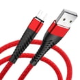 thumbnail image 1 of Cable de datos tejido adecuado para Apple Android TypeC línea de carga de teléfono móvil 2.4A línea de carga rápida, 1 of 5