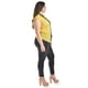 thumbnail image 2 of Blusa con detalle de encaje Roman Fashion /Tallas Extras, 8004 (Amarillo) amarillo 42, 2 of 6