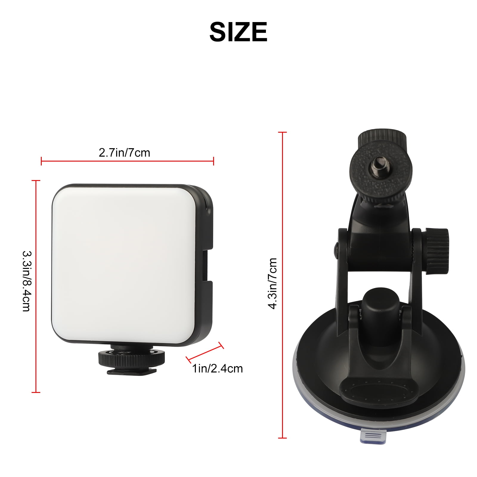Video Conferencing Laptop Computer Light Kits for Remote Working Zoom Calls Self Broadcasting and Live Streaming with Suction Cup Cube Mounts and Sturdy Clip Webcam Light Video Conference Lighting