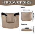 thumbnail image 2 of Haosy Mojave Tan Golf Mallet Putter Cover Strong Magnetic Leather Golf Club Headcover Closure, 2 of 7