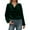 Dark Green, variant on Telankuip Women's Velvet Loose Fit T Shirts Casual Long Sleeve Solid Color Tee Shirts 2025 Fashion Cowl Neck Drape Ruched Front Soft Comfortable Pullover Tops Fall Winter Outfits XL