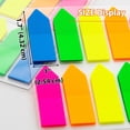 thumbnail image 3 of BAZIC Neon Page Markers 0.5x1.7 Arrow Flag Tabs, (250 Flags/Pack), 24-Pack, 3 of 7