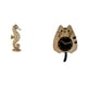 thumbnail image 1 of Estatua de resina, estatua de resina, reloj de pared, reloj de pared decorativo de gato, reloj colgante de pared, material de madera, función silencio, 1 of 8