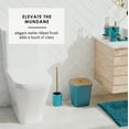 thumbnail image 2 of Hearth & Harbor 22 Piece Bamboo Bathroom Sets, Teal Blue Bathroom Accessories Sets for Minimalistic Bathroom Décor, 2 of 9