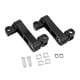 thumbnail image 4 of Extensiones de estriberas Cola para motocicleta ajustables duraderas izquierda y derecha color negro, 4 of 8