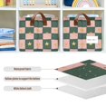 thumbnail image 4 of Yayeee Foldable Storage Basket for Shelves with Handles Waterproof Cloth Bins, Pink Abstract, 4 of 7