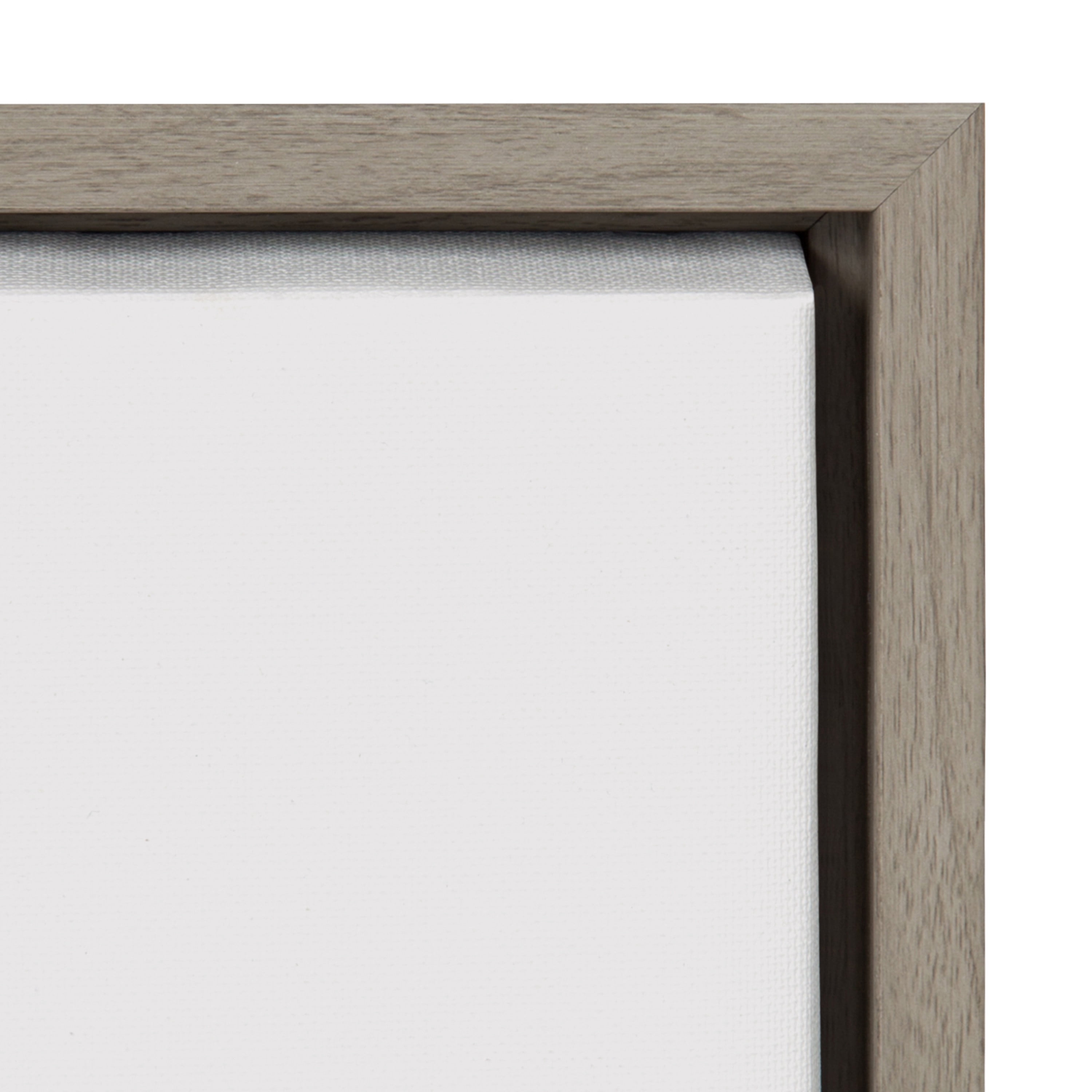 Kate and Laurel Sylvie I’m Cherise the Creative Cat Framed Canvas Wall Art by The Creative Bunch Studio, 18x24 Gray, Whitty Kitty Cat Office Art