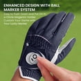 thumbnail image 4 of FINGER TEN Durability Golf Gloves Left Hand/Right Hand Cabretta, Leather Dark Blue, 2 Pack, 4 of 8