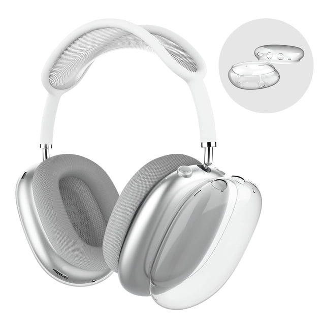 Funda para auriculares AirPods Max MOLOPPO, TPU transparente
