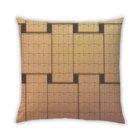Ahgly Company Outdoor Square Contemporary Throw Pillow, 18 inch by 18 inch