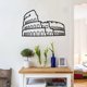thumbnail image 4 of Cuadro Decorativo de Metal con Diseño coliseo Grande, 4 of 4