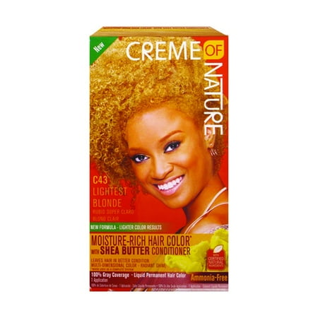 Creme Of Nature Liquid Hair Color Kit Lightest Blonde Walmart Com