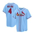 thumbnail image 1 of St. Louis Cardinals Molina #4 & Arenado #28 Adult Navy Baseball Jersey L, 1 of 3