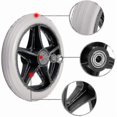 thumbnail image 4 of 2pcs 6 Inch Wheelchair Replacement Rubber Wheel Wheels Rollator Non-slip Replacement Casters Casters Wheels Wheelchair Replacem-hy -HK607, 4 of 5