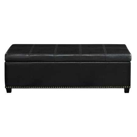 Simpli Home Kingsley Large Storage Ottoman Bench Simpli Home Kingsley Large Storage Ottoman Bench