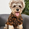 thumbnail image 5 of Harikaji Dog Sweaters for Small Dogs Girl Boy, Warm Winter Fall Dog Clothes, Cute Knitted Puppy Sweater for Chihuahua Bulldog Christmas Dog Sweater for Medium Dogs Brown Leopard M, 5 of 6