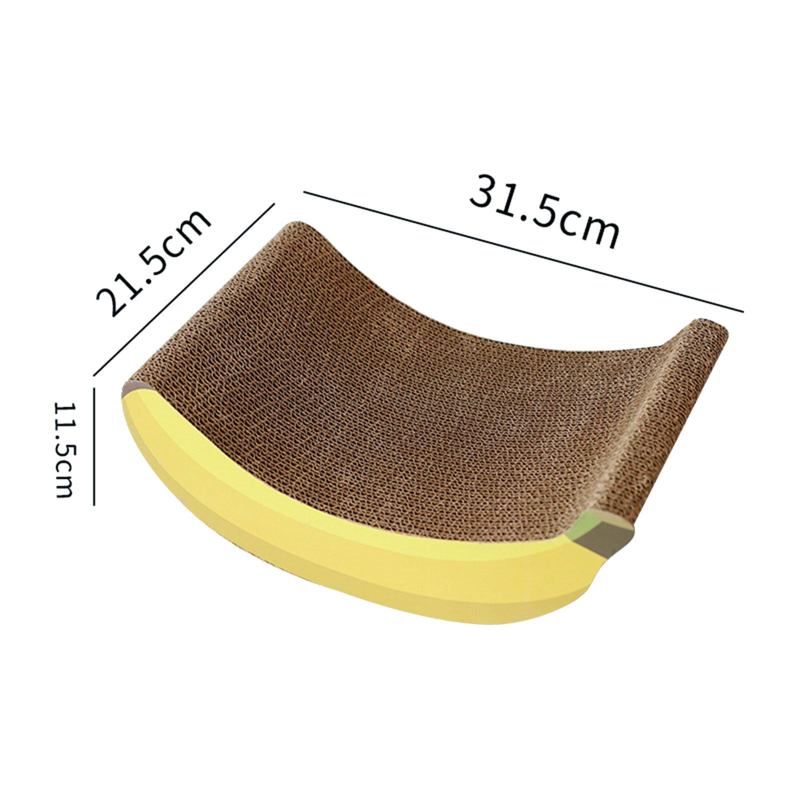 Bvdfgk Cat Cardboard Bed Cat Scratch Pad Corrugated Paper Furniture Protector Thickened Yellow S